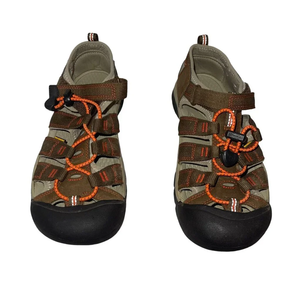 Keen Newport H2 Sandals Shoes Unisex 6 Boys Girls Brown Black Outdoors Camping